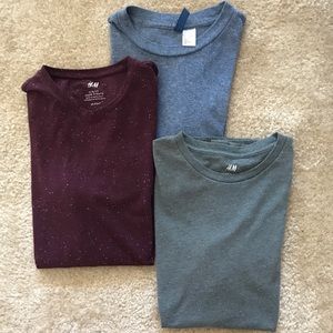 3 H&M basic tees